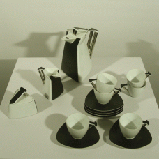 mocca service for six by Thun Studio, 1980s