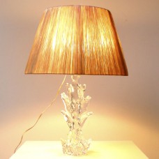 crystal table lamp by Schneider, France, 1950’s