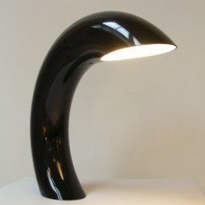 metal curved desk lamp