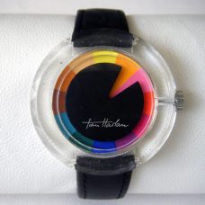 Tian Harlan plastic Chromachron Color Time watch, 1973
