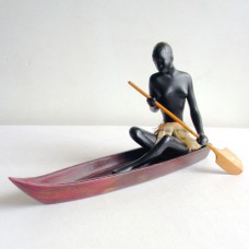 Ceramic rowing sculpture 1950’s