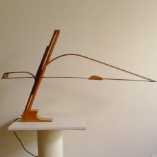 Brousse prototype wooden desk lamp, 1984