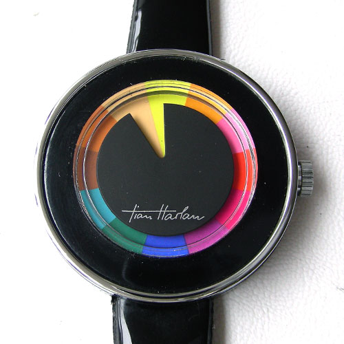 Tian-Harlan-NOS-Chromachon-Color-Time-mechanical-watch-chrome-plastic-1973-tsota-design-vintage-4