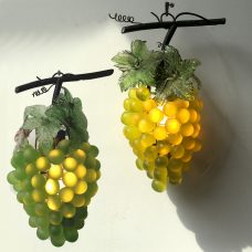 Glass grape wall lights